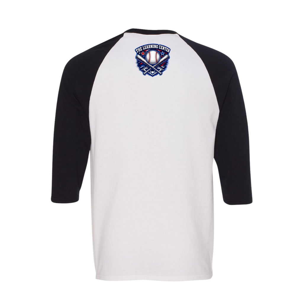 TLC Baseball Game Night Raglan Quarter Sleeve Shirt Adult