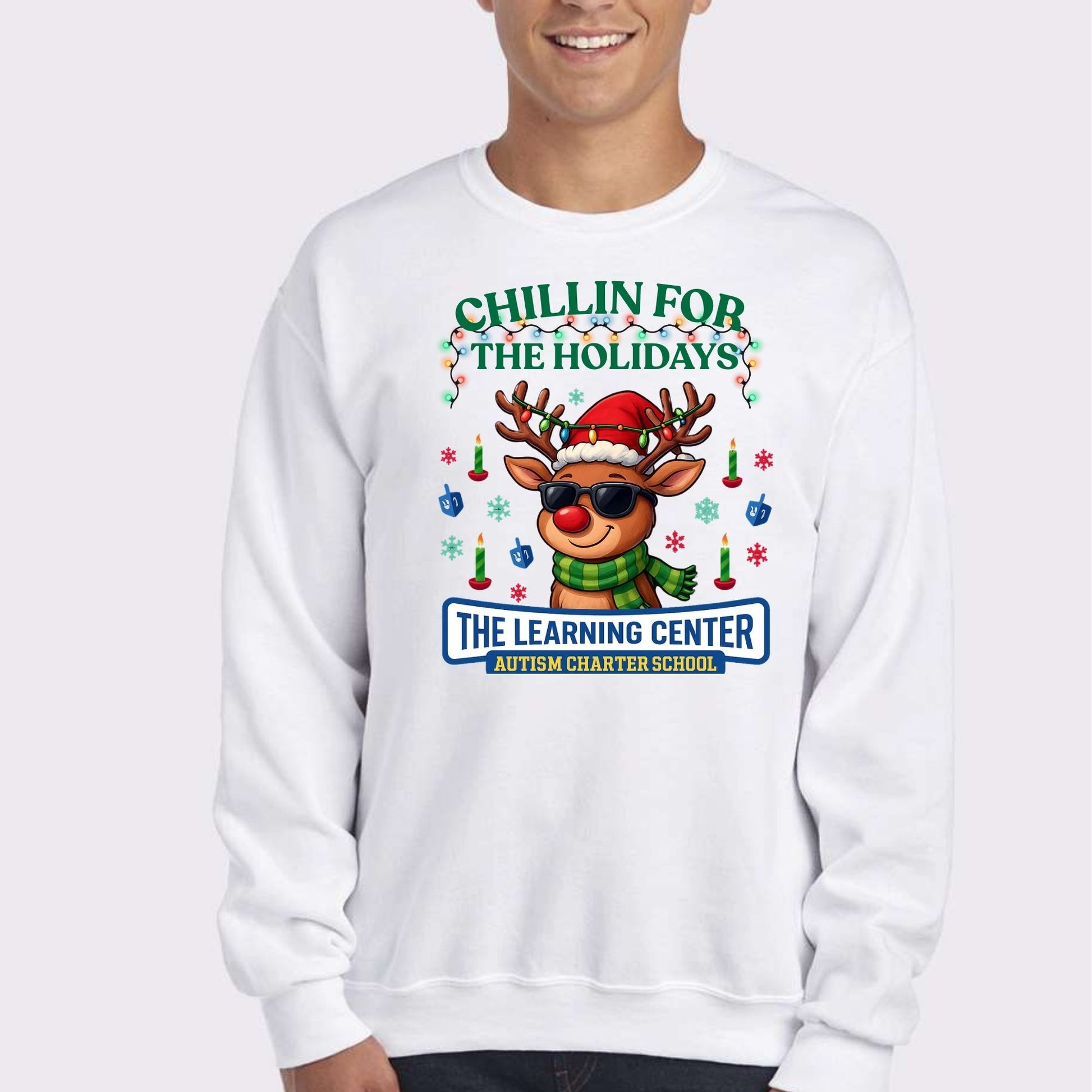Chillin for the Holidays Crewneck Sweater Adult
