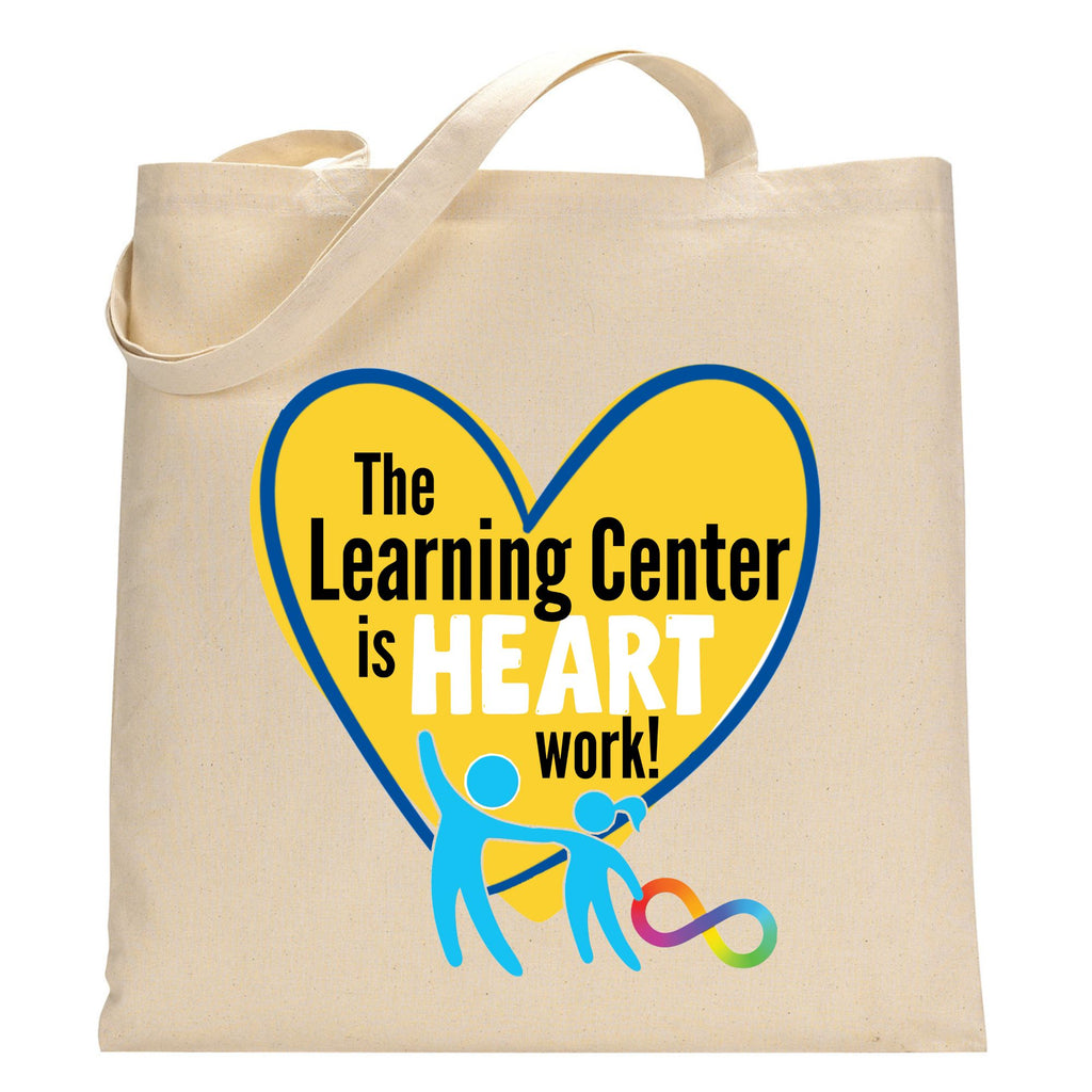Canvas Tote Bag TLC is Heart Work