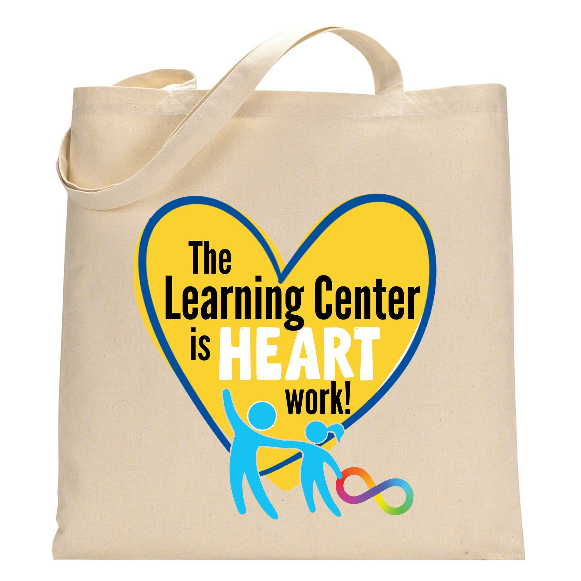 Canvas Tote Bag TLC is Heart Work