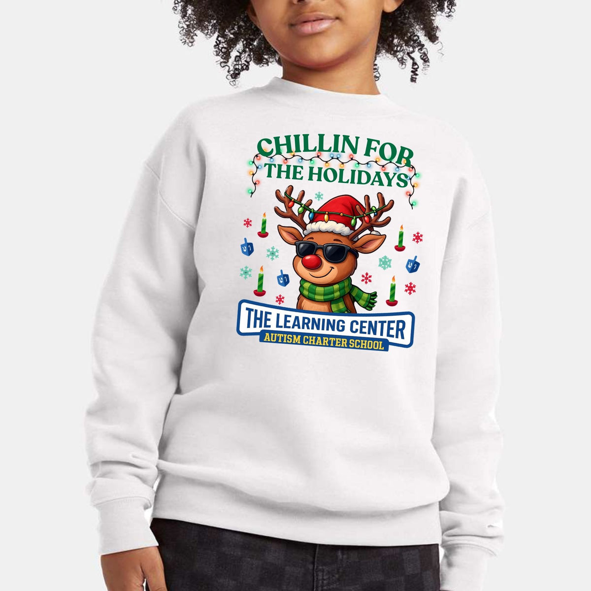 Chillin for the Holidays Spirit Sweater Youth