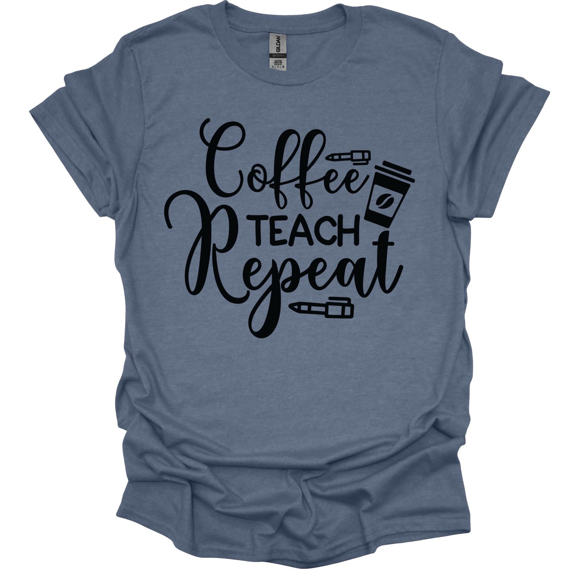 DTF Transfer Coffee Teach Repeat