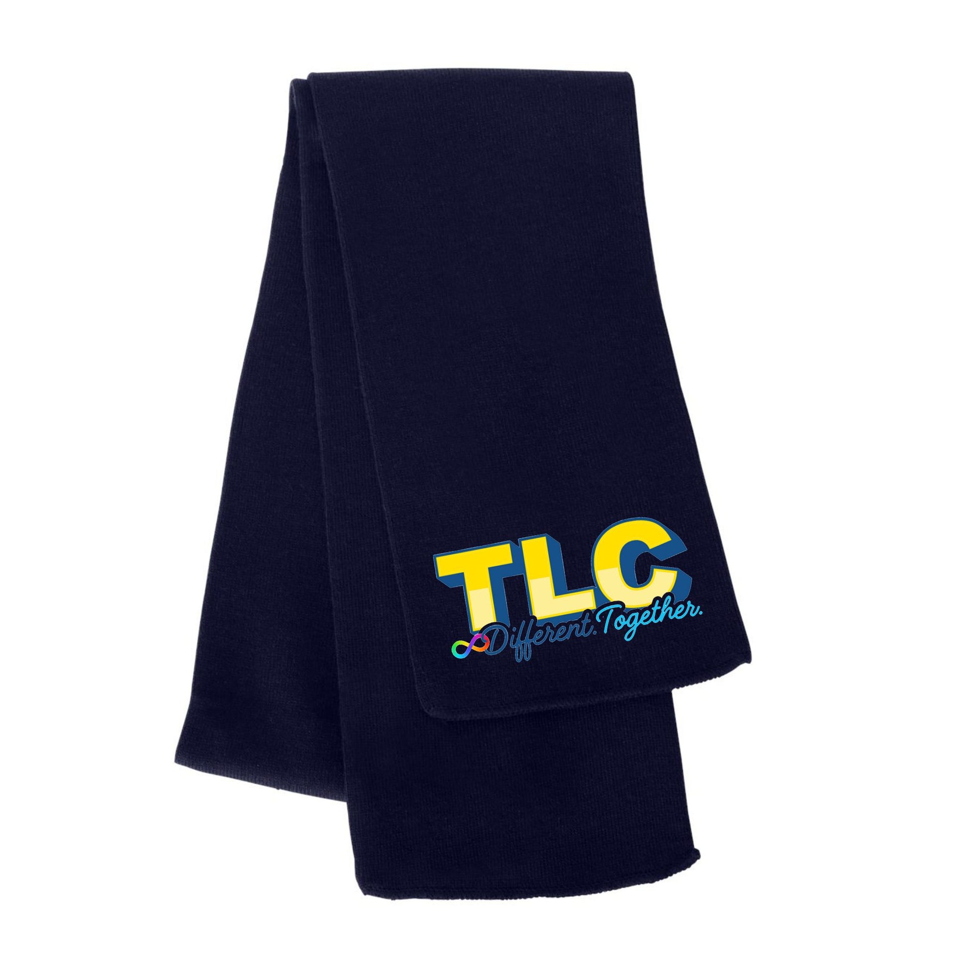 TLC Knitted Scarf Different Together