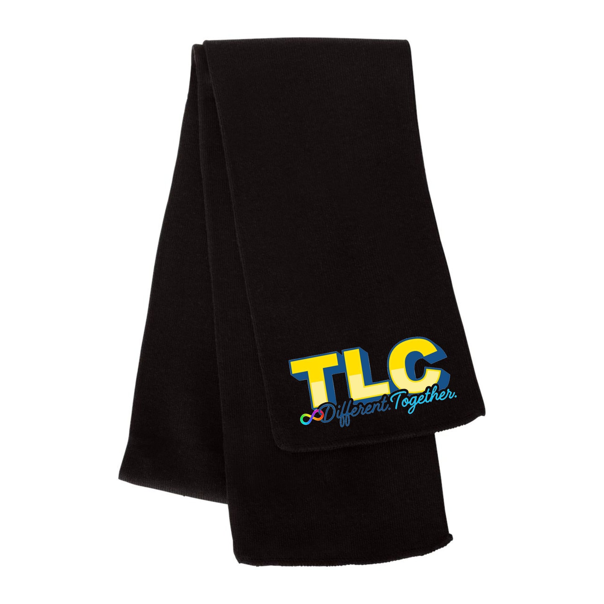 TLC Knitted Scarf Different Together