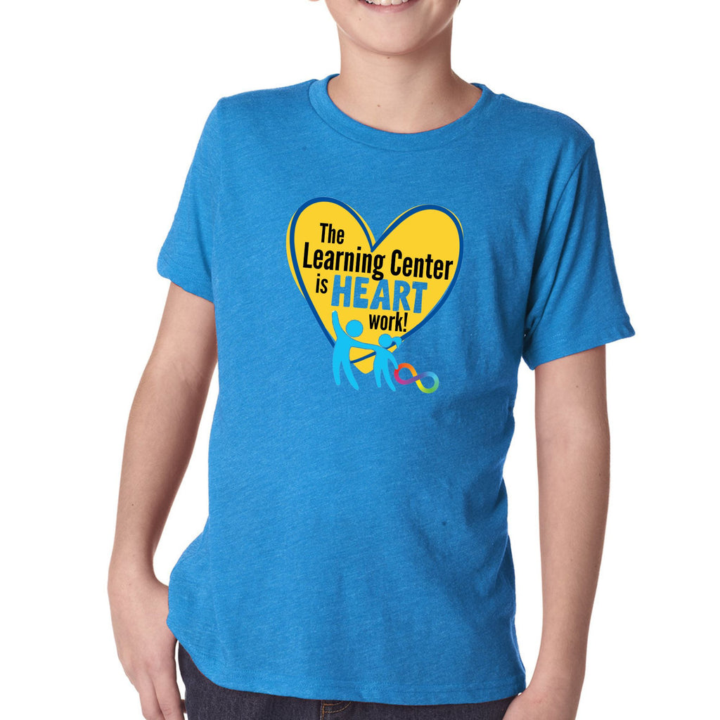 TLC The Learning Center is Heart Work Shirts