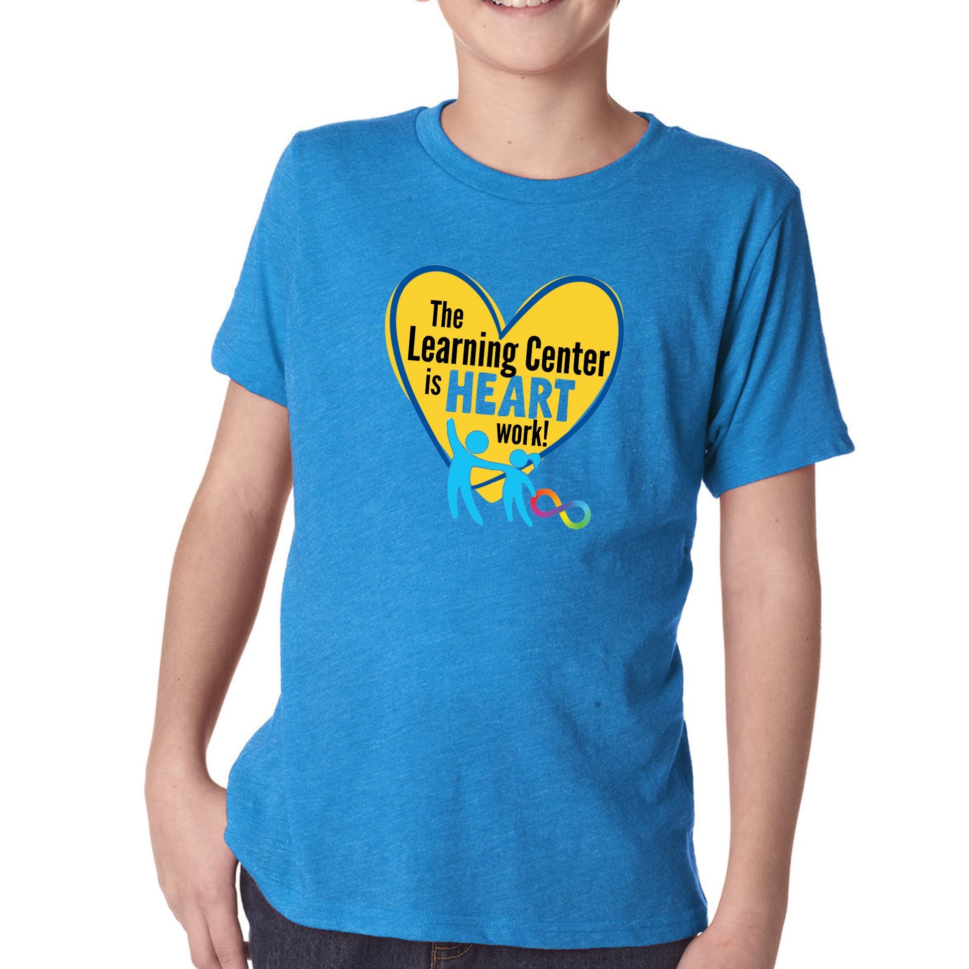 TLC The Learning Center is Heart Work Shirts