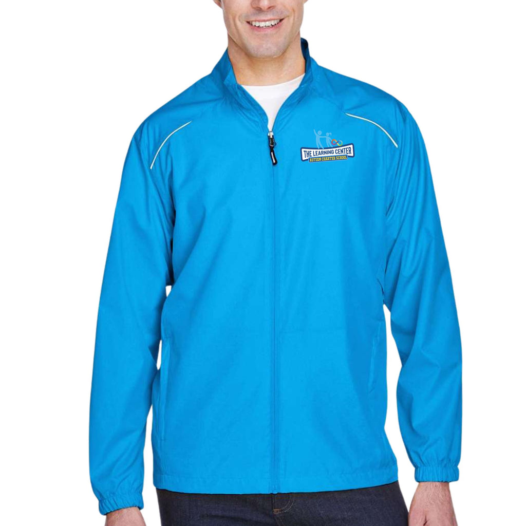 TLC Lightweight Zip Up Jacket Aqua