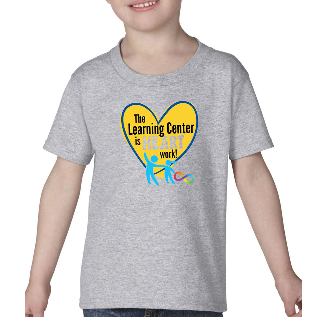 TLC The Learning Center is Heart Work Shirts