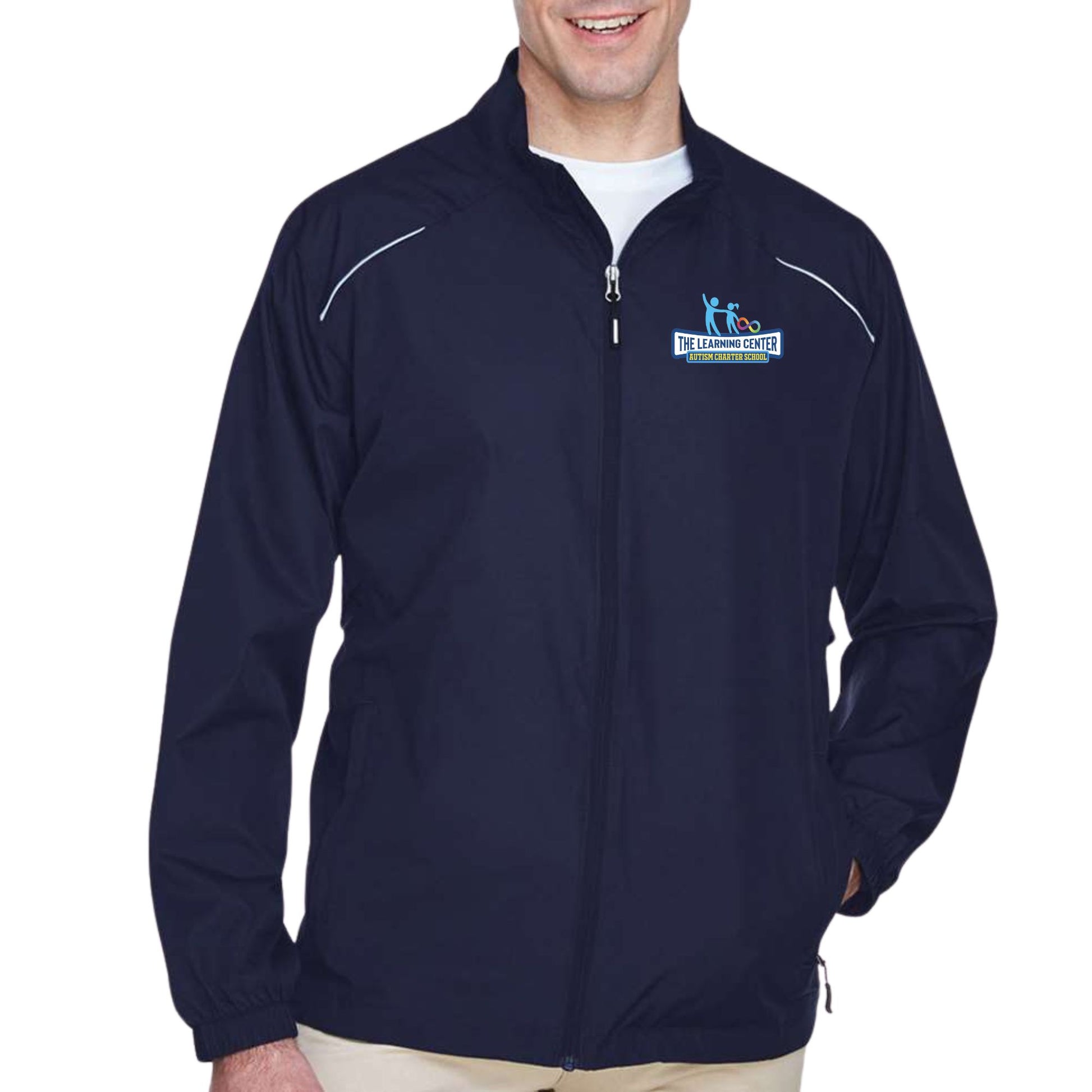 TLC Lightweight Zip Up Jacket Navy