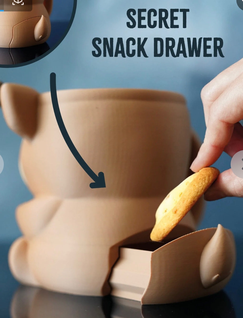 Holiday Pint Holder Rudy the Reindeer