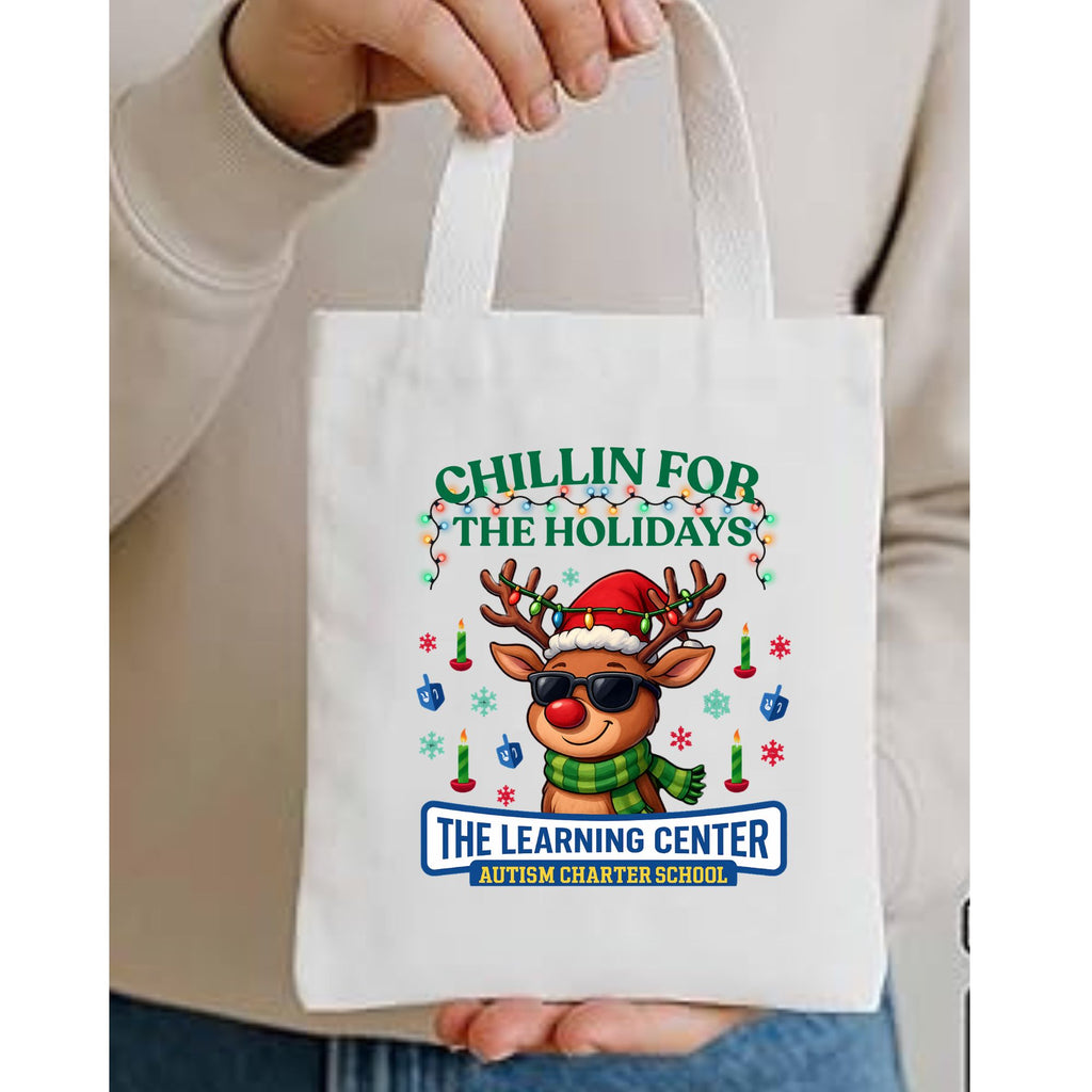 Holiday Mini Tote Bag 8"x8"