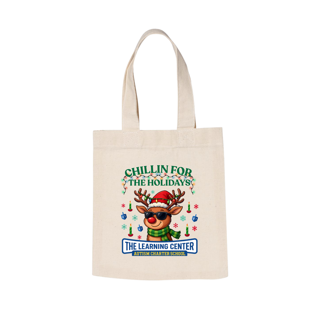 Holiday Mini Tote Bag 8"x8"