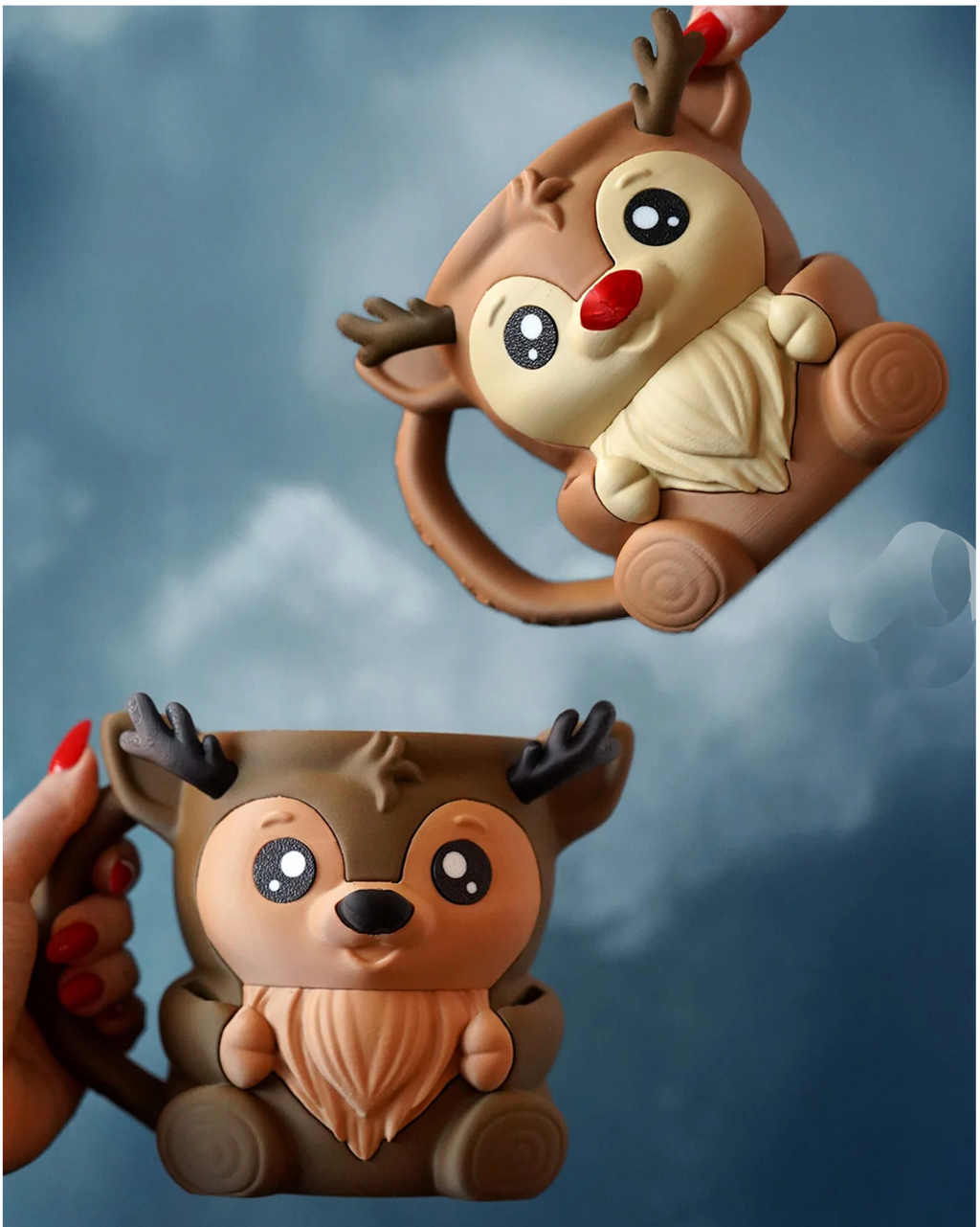 Holiday Pint Holder Rudy the Reindeer